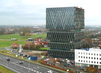 Condair DL installatie Westwing Tower Roeselare